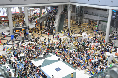 モルタル造形,鳥取砂丘モアイ,蓄光砂,蓄光粉,蓄光パウダー